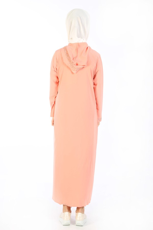 Teen Girl's Light Pink Full Coat