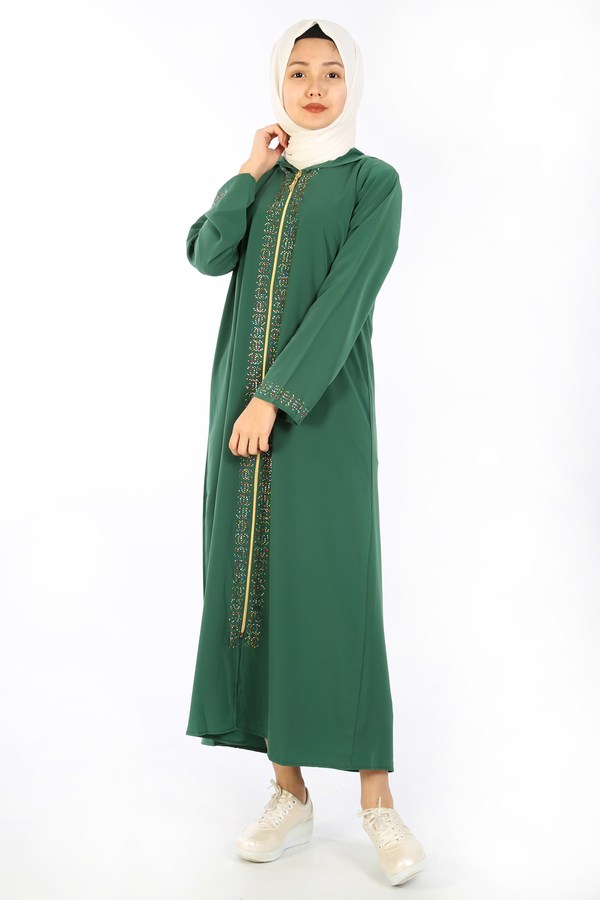 Teen Girl's Green Full Coat