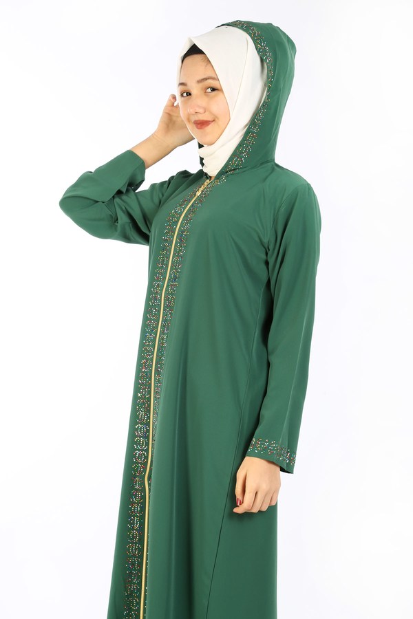 Teen Girl's Green Full Coat