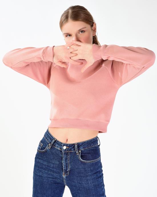 Women's Hooded Crop Sweatshirt