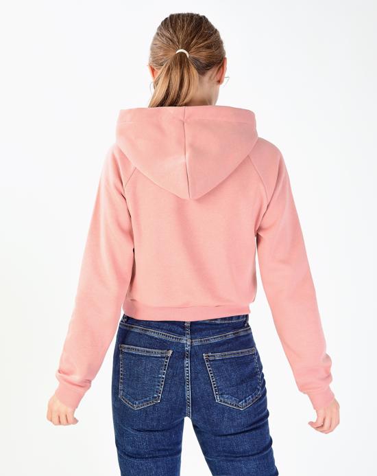 Women's Hooded Crop Sweatshirt