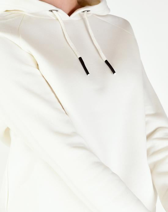 Women's Hooded White Sweatshirt