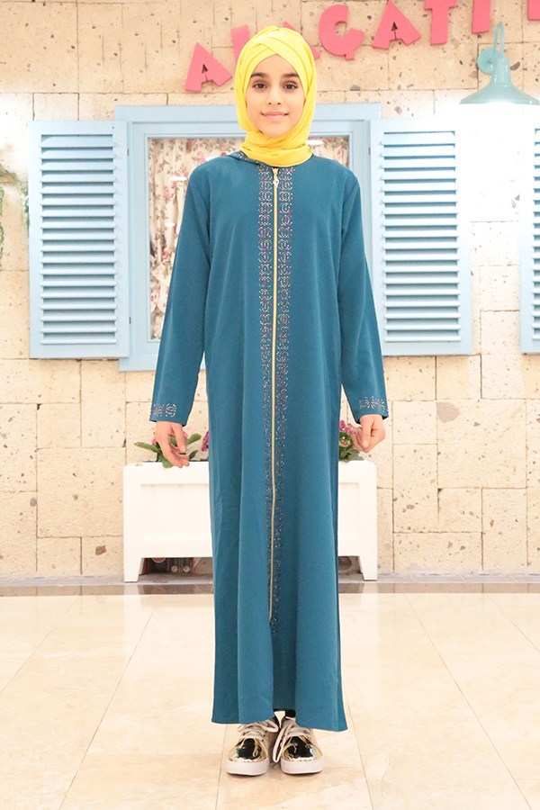 Teen Girl's Hooded Full Coat