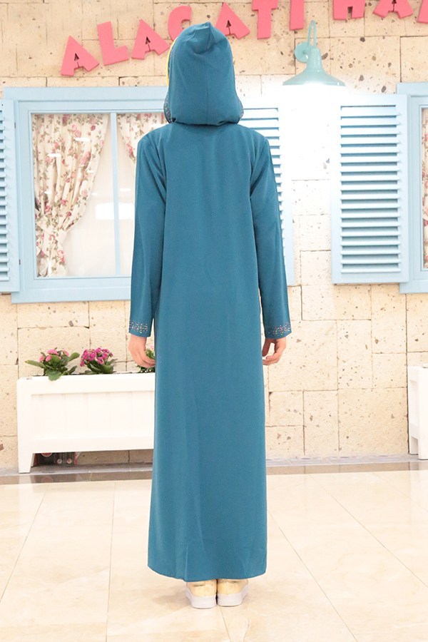 Teen Girl's Hooded Full Coat