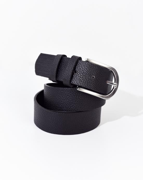 Women's Buckle Black Belt