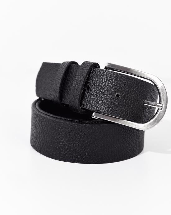 Women's Buckle Black Belt