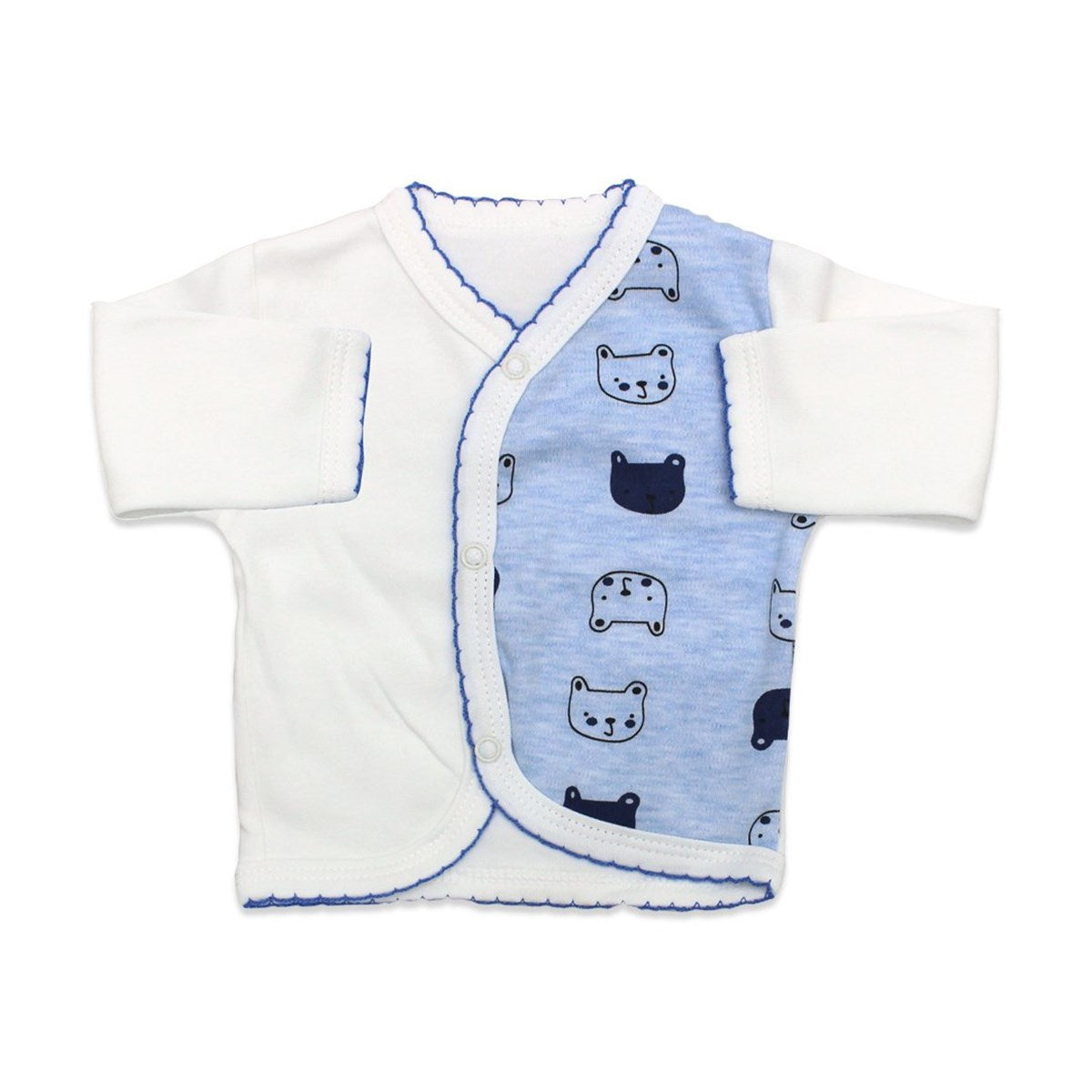 New Born Baby's 3 Pieces Snap Crotch Bodysuit Set