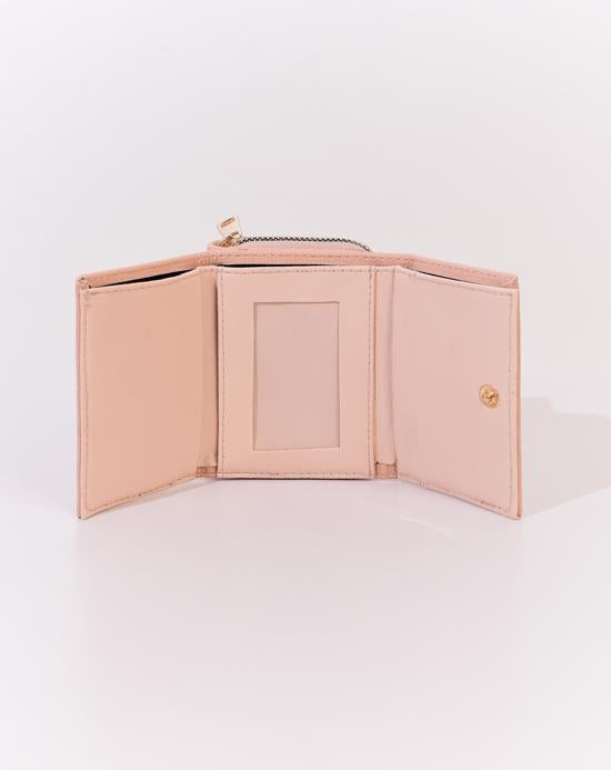 Women's Zipped Powder Rose Wallet