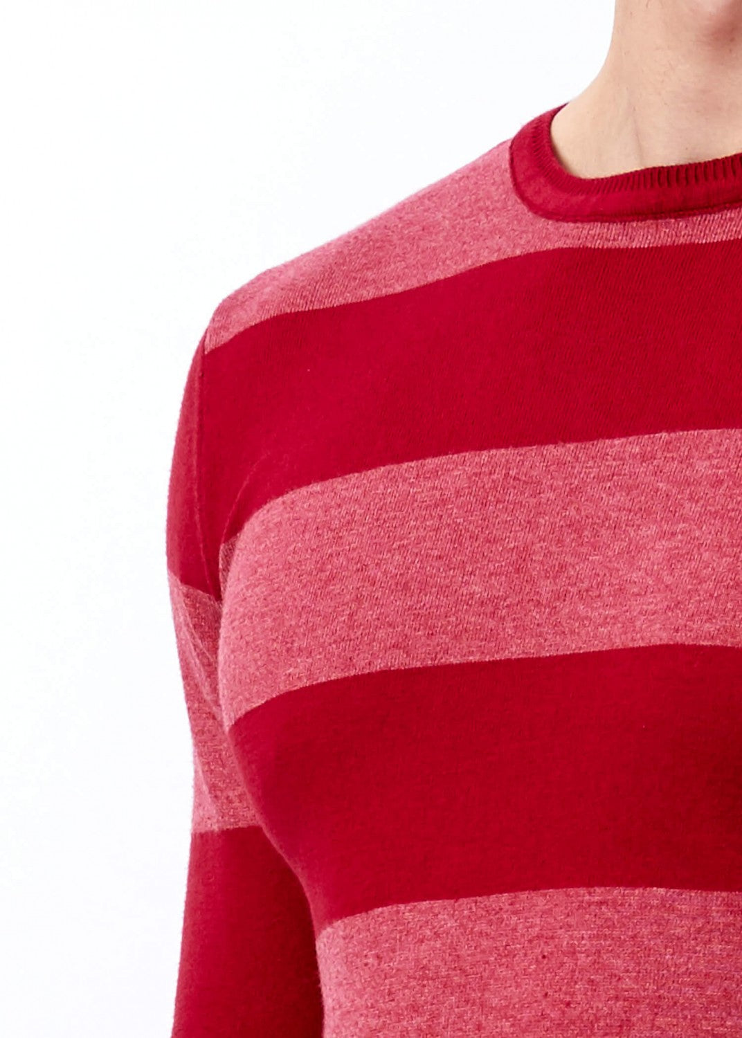 Men's Claret Red Slim Fit Sweater