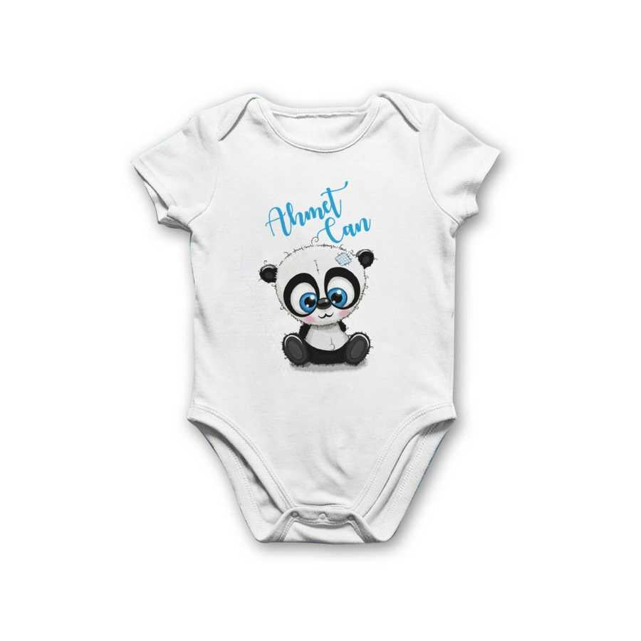 Baby's Printed White Bodysuit