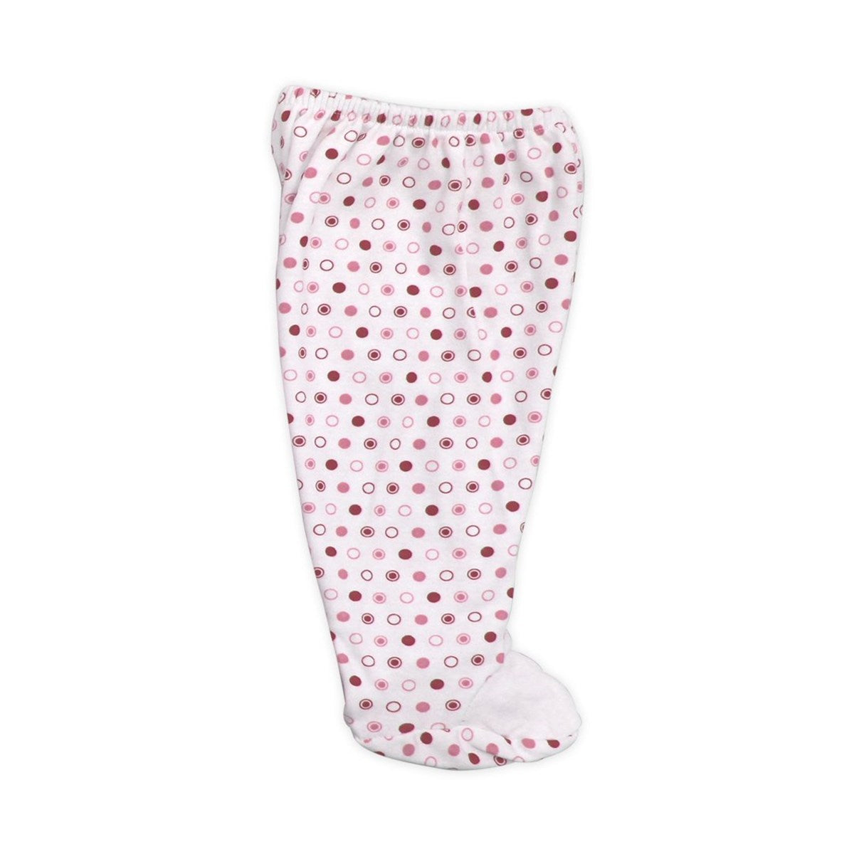 New Born Baby's Polka-Dot Printed 5 Pieces Outfit Set