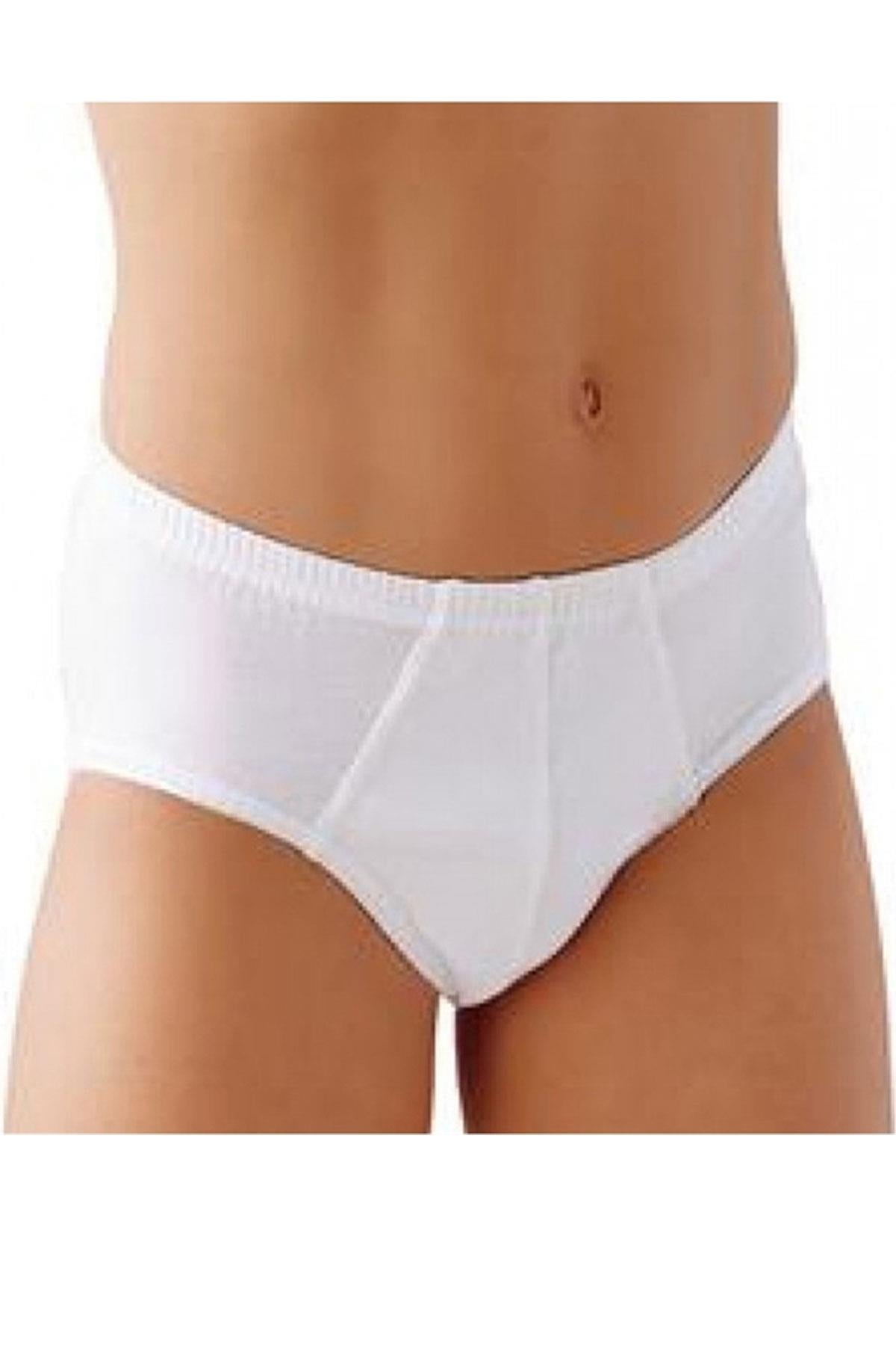 Boy's White Panty- 12 Pieces