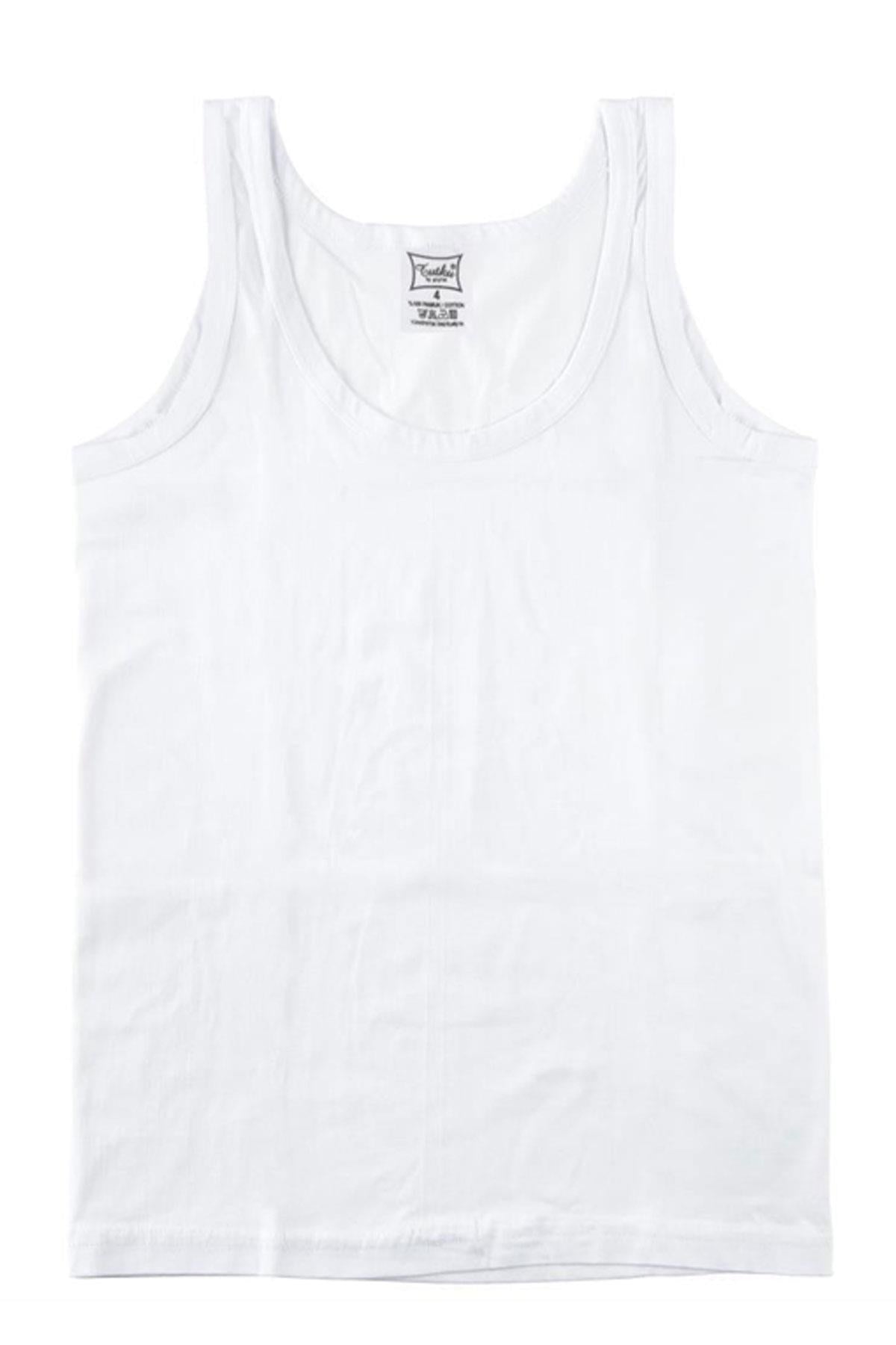 Boy's Sleeveless Undershirt- 6 Pieces