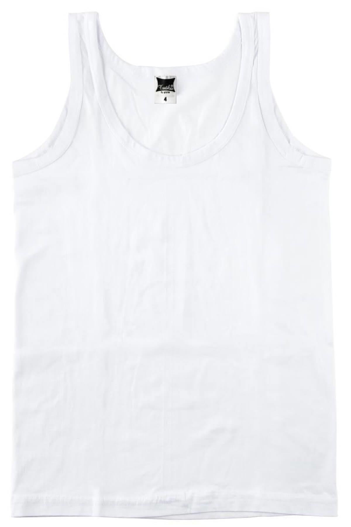 Boy's Sleeveless Undershirt- 6 Pieces