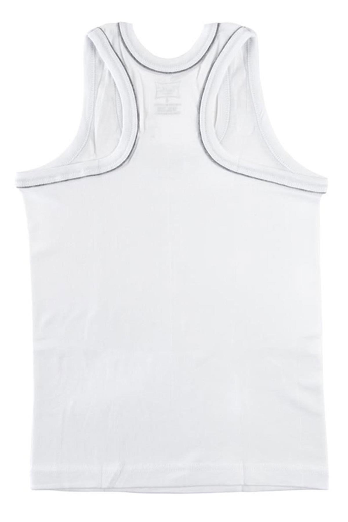 Boy's Cotton Lycra Sleeveless Undershirt- 6 Pieces