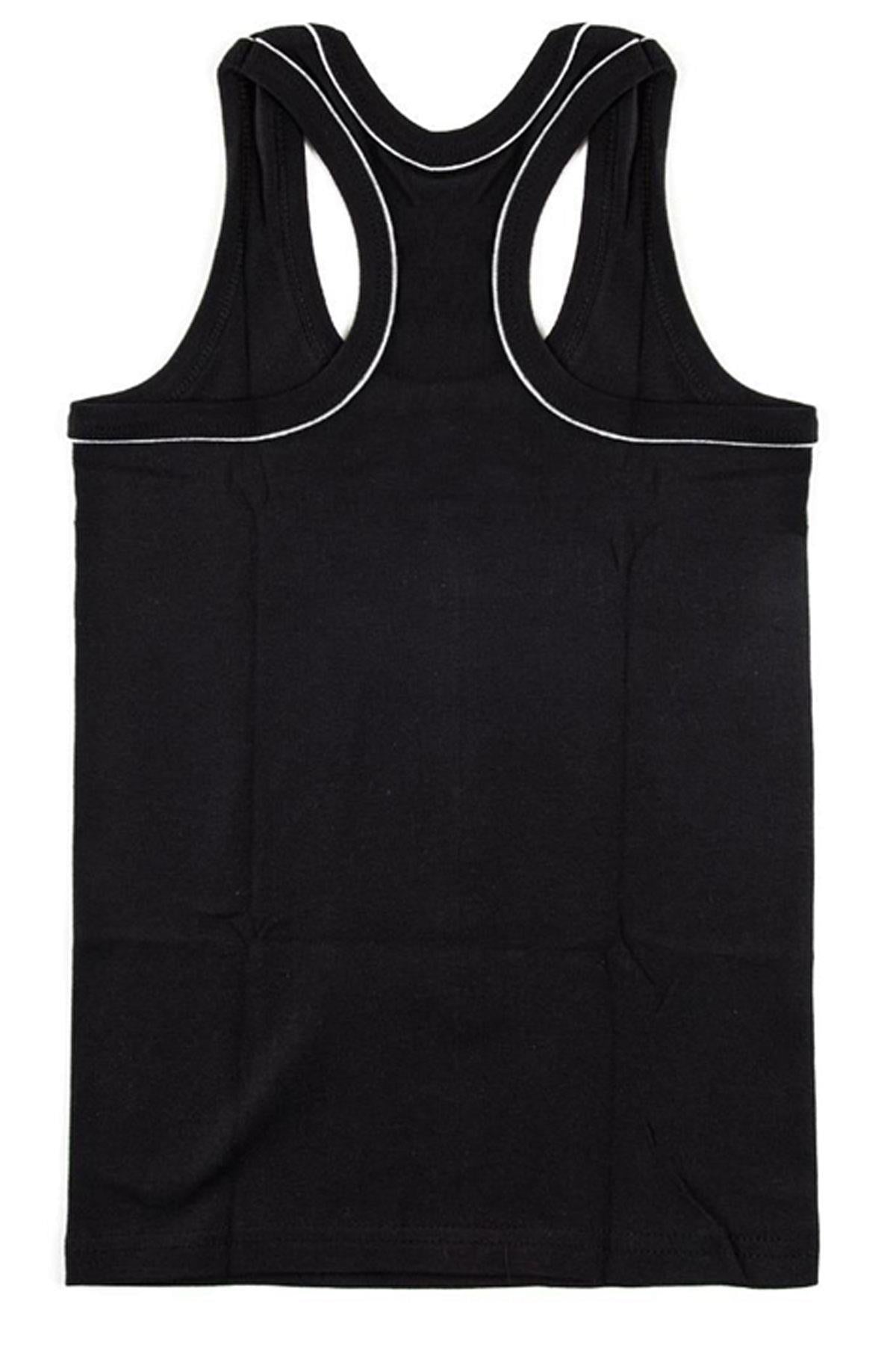 Boy's Cotton Lycra Sleeveless Undershirt- 6 Pieces