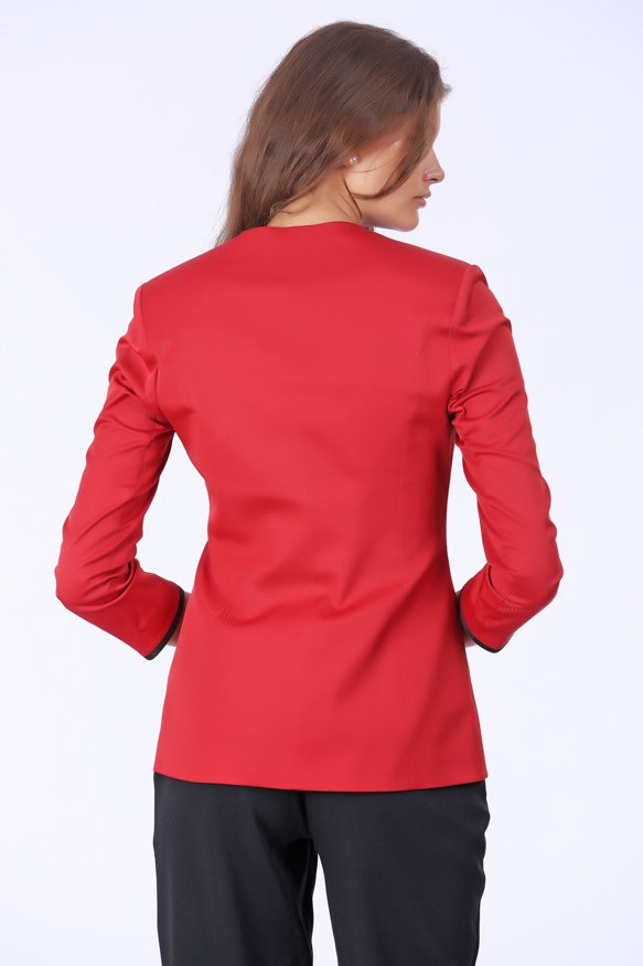 Women's Basic Red Jacket