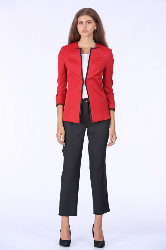 Women's Basic Red Jacket