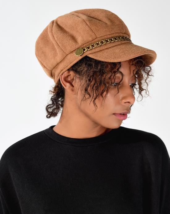 Women's Chain Ginger Peaked Cap